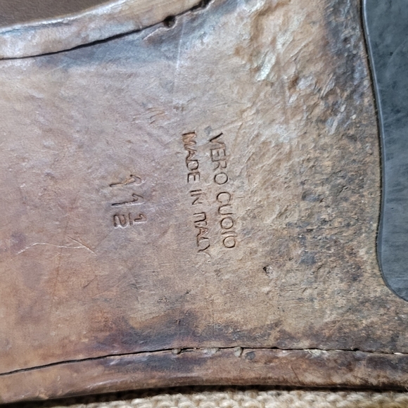 Kenneth Cole Brown Leather Rebound Lace up boot size 11.5 Made In Italy - Picture 11 of 13